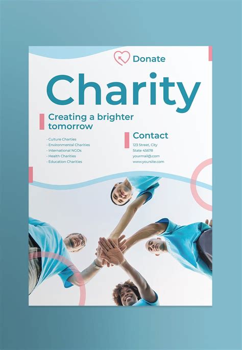 Free Charity Poster design templates .